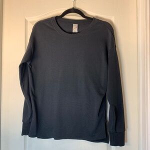 HEAD Women’s Black Long Sleeve Athletic Crewneck Small Performance Layering Top